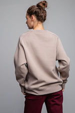 Load image into Gallery viewer, Cozy Crewneck- Taupe
