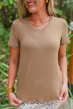 Load image into Gallery viewer, Everyday Basic Tee- Mocha
