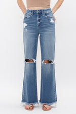 Load image into Gallery viewer, Sky HR wide leg Mica Jeans
