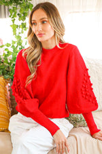 Load image into Gallery viewer, Holiday Rush Sweater- Red
