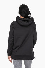 Load image into Gallery viewer, Pullover with side zipper-Black
