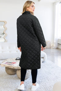 Quilted Long Puffer Coat