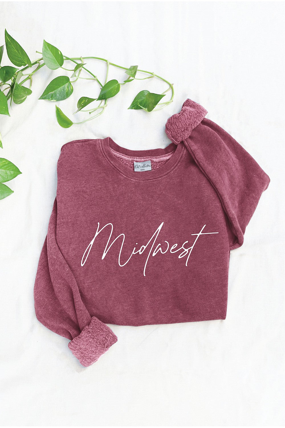 Midwest mineral graphic sweatshirt- Red