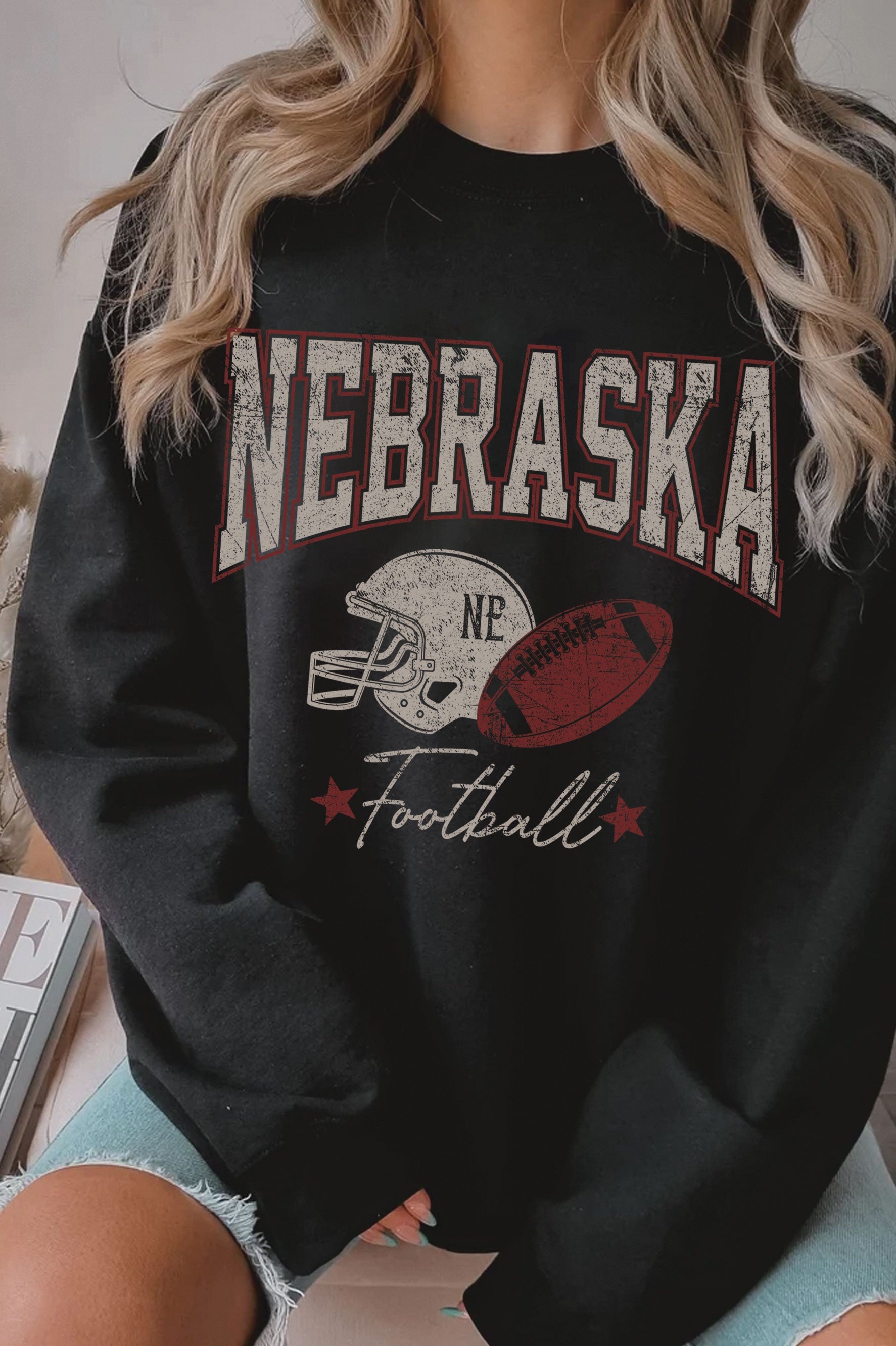 Nebraska Brushed graphic sweatshirt