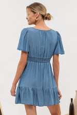 Load image into Gallery viewer, Denim Midi Dress
