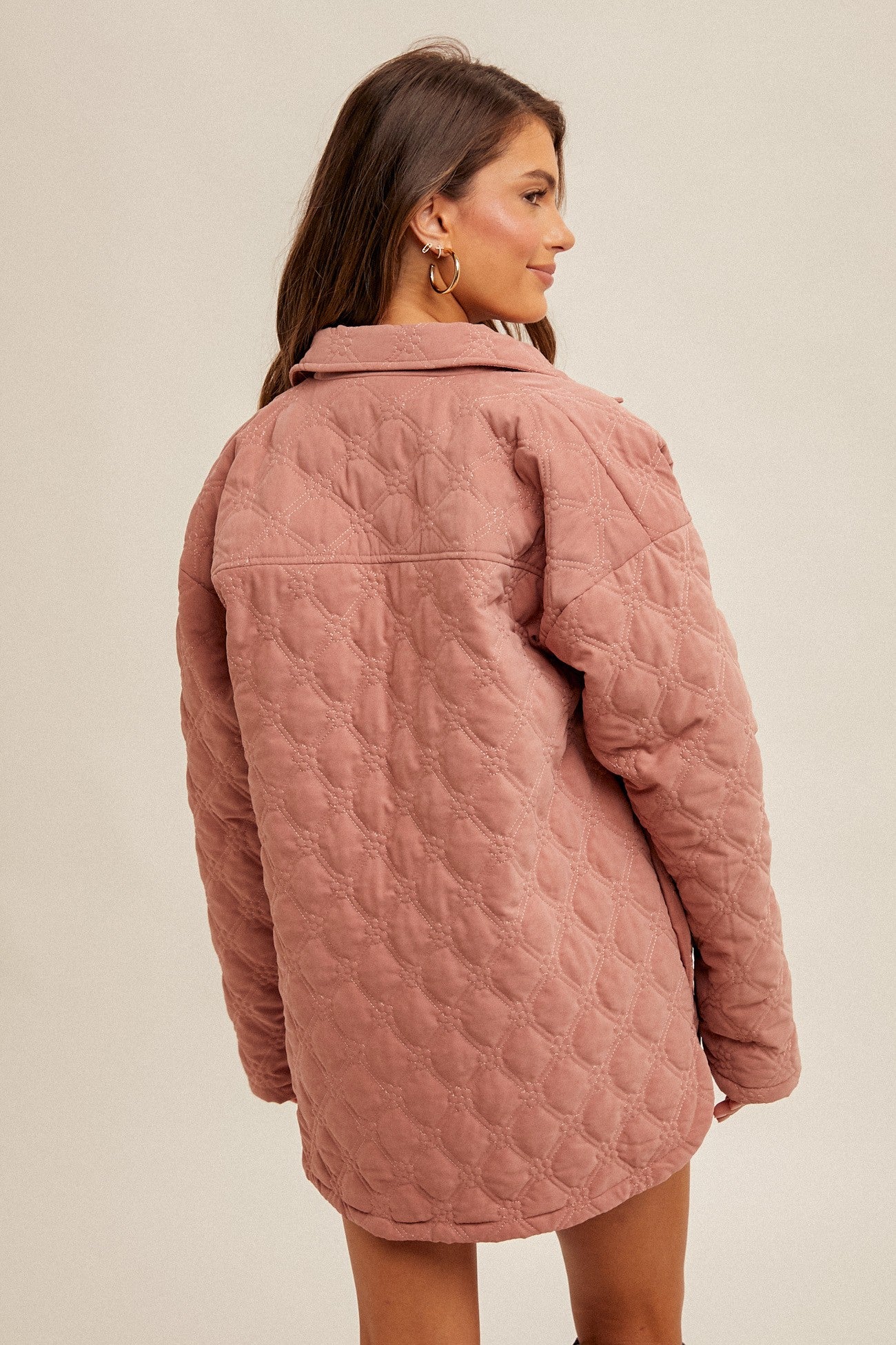 Quilted Motif Jacket