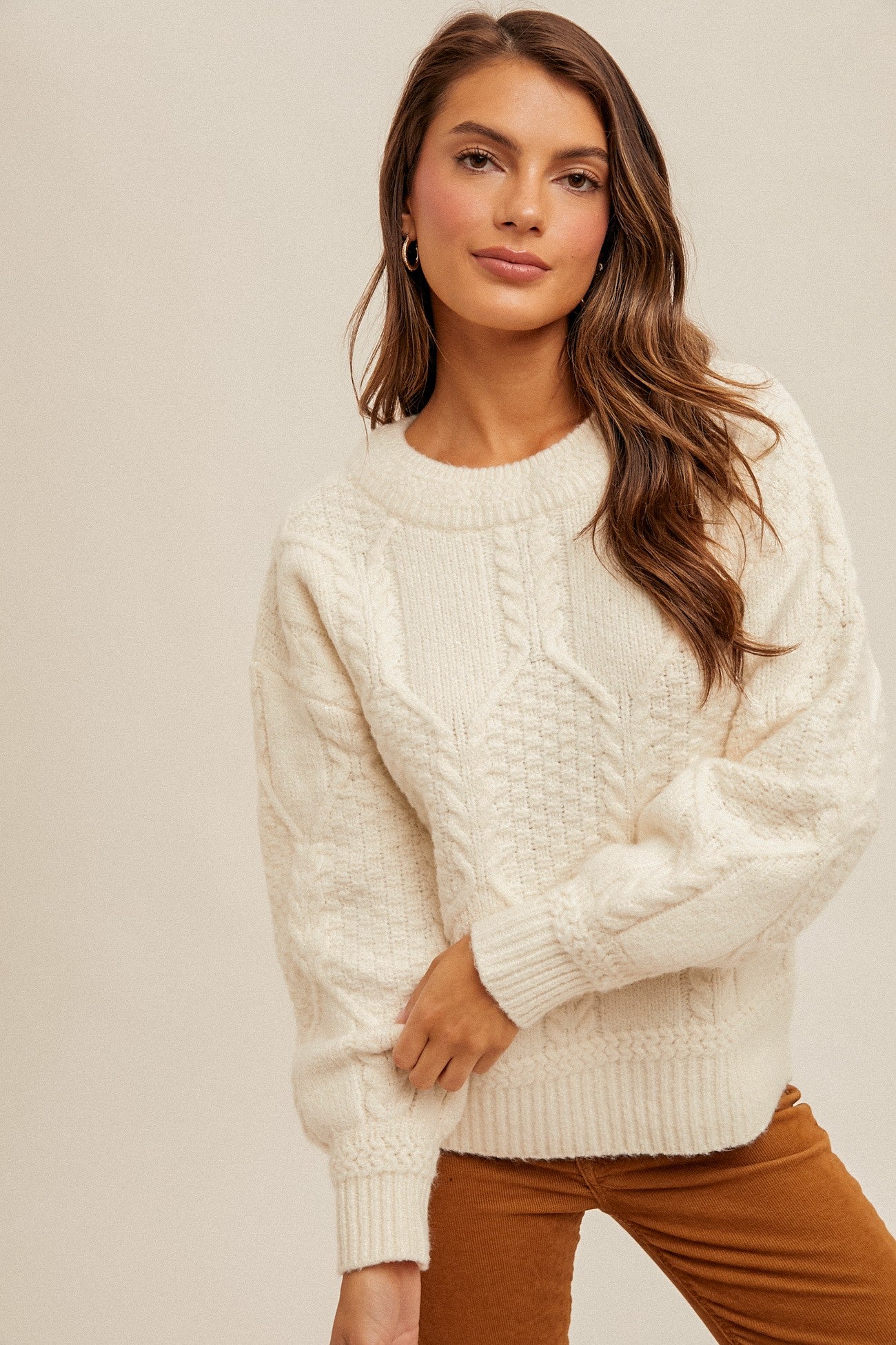 Cut out Knit Sweater