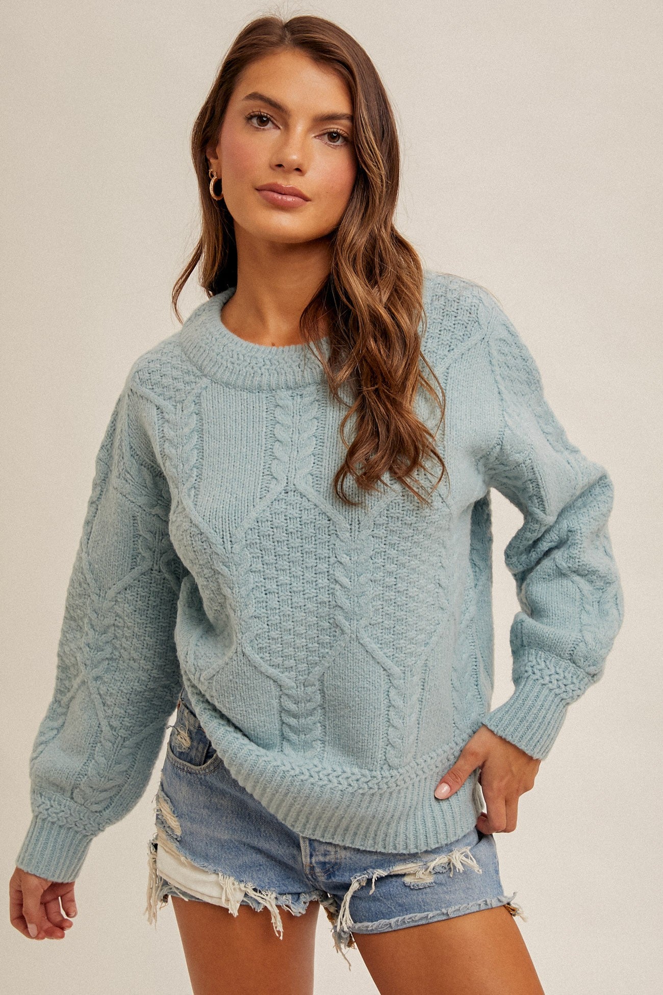 Cut out Knit Sweater