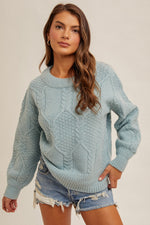 Load image into Gallery viewer, Cut out Knit Sweater
