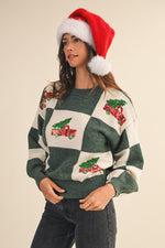 Load image into Gallery viewer, Sequin Truck Sweater
