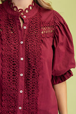 Load image into Gallery viewer, Trim Detail Blouse
