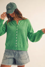 Load image into Gallery viewer, Softline button cardigan
