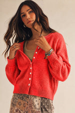 Load image into Gallery viewer, Softline button cardigan
