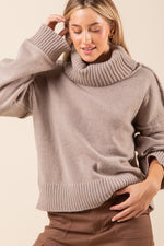 Load image into Gallery viewer, Turtleneck Sweater-Forest Green
