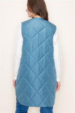 Load image into Gallery viewer, Long quilted Vest
