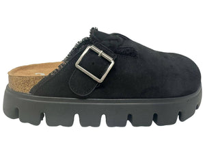 Cali Very G's Women Slip on Fun Platform Mule VGFL0090: Olive / 10