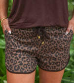 Load image into Gallery viewer, Coco Leopard Everyday Shorts
