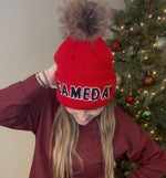 Load image into Gallery viewer, Game Day Pom Hat
