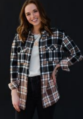 Black two-tone flannel