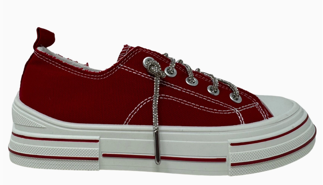 Glitter Laced Sneakers