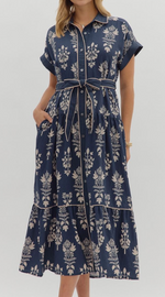 Load image into Gallery viewer, Botanical Midi Dress
