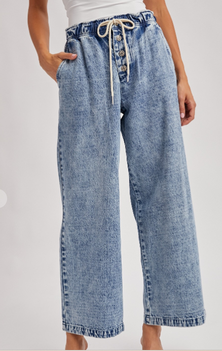 Denim Paperbag Jeans