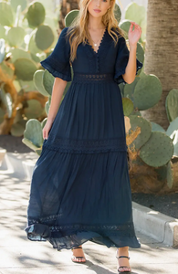 Lace Trim Dress