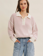 Load image into Gallery viewer, Two Ton Textured Sweater
