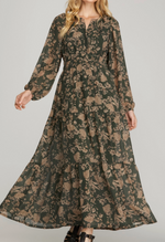 Load image into Gallery viewer, Floral Long Sleeve Dress
