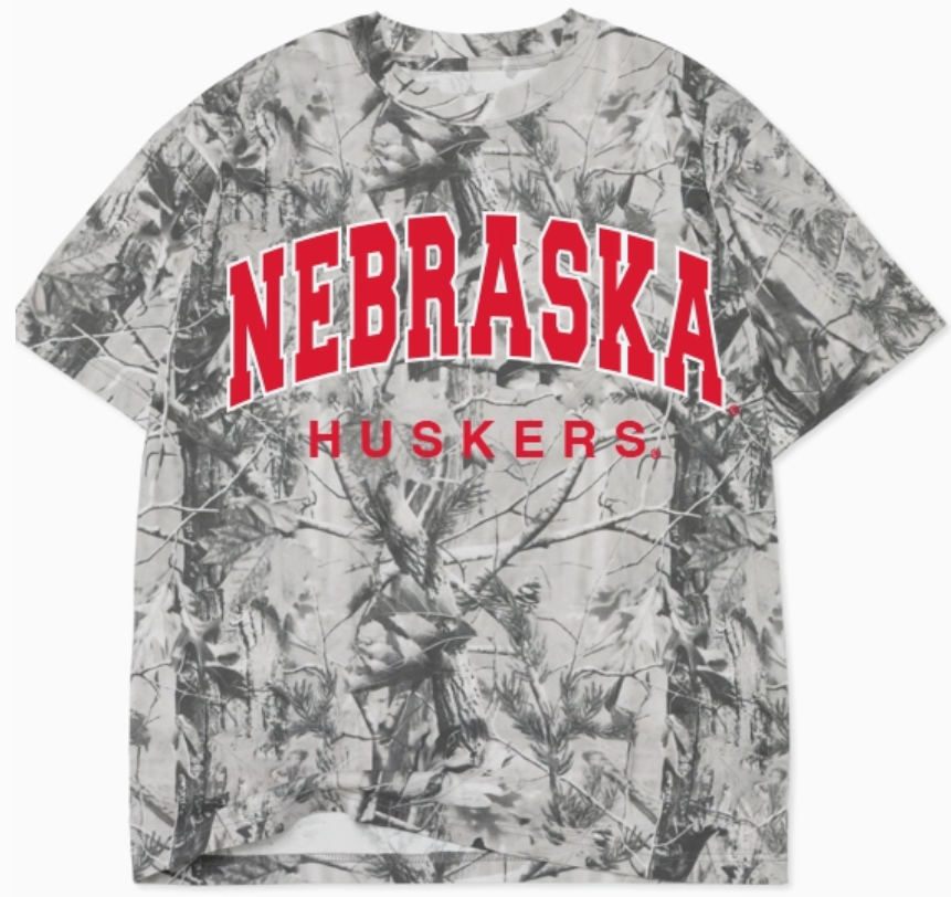 Nebraska Camo Tee