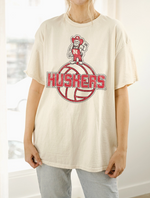 Load image into Gallery viewer, Husker Volleyball Mascott Tee
