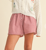 Load image into Gallery viewer, Gingham Red Boxer Shorts
