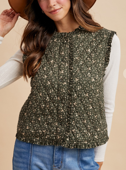 Ditsy Quilt Vest