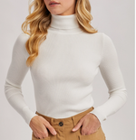 Load image into Gallery viewer, Essential Rib Turtle Neck
