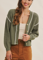 Load image into Gallery viewer, Contrast Stitch Sweater
