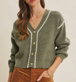 Load image into Gallery viewer, Contrast Stitch Sweater
