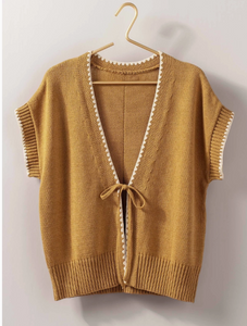 Crochet Tie Vest
