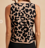 Load image into Gallery viewer, Leopard Sweater Vest
