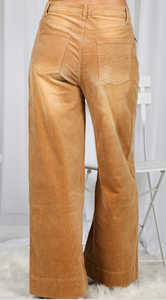 Stone Wash Corduroy Pants
