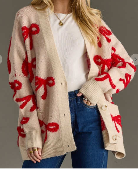 Bow Cardigan