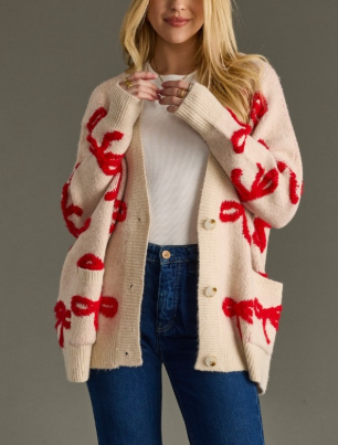Bow Cardigan