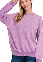 Load image into Gallery viewer, Acid Washed Oversized Pullover
