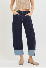 Load image into Gallery viewer, Relaxed Barrel cuffed Jeans
