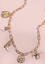 Load image into Gallery viewer, Western Boot Charm Necklace
