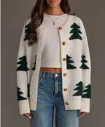 Load image into Gallery viewer, Button Up Tree Cardigan

