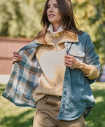 Load image into Gallery viewer, Plaid Lined Corduroy Flannel Shacket
