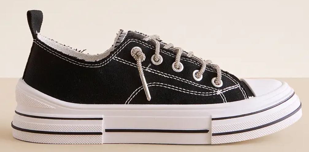 Glitter Laced Sneakers