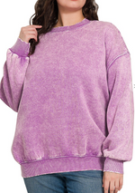 Load image into Gallery viewer, Acid Washed Oversized Pullover
