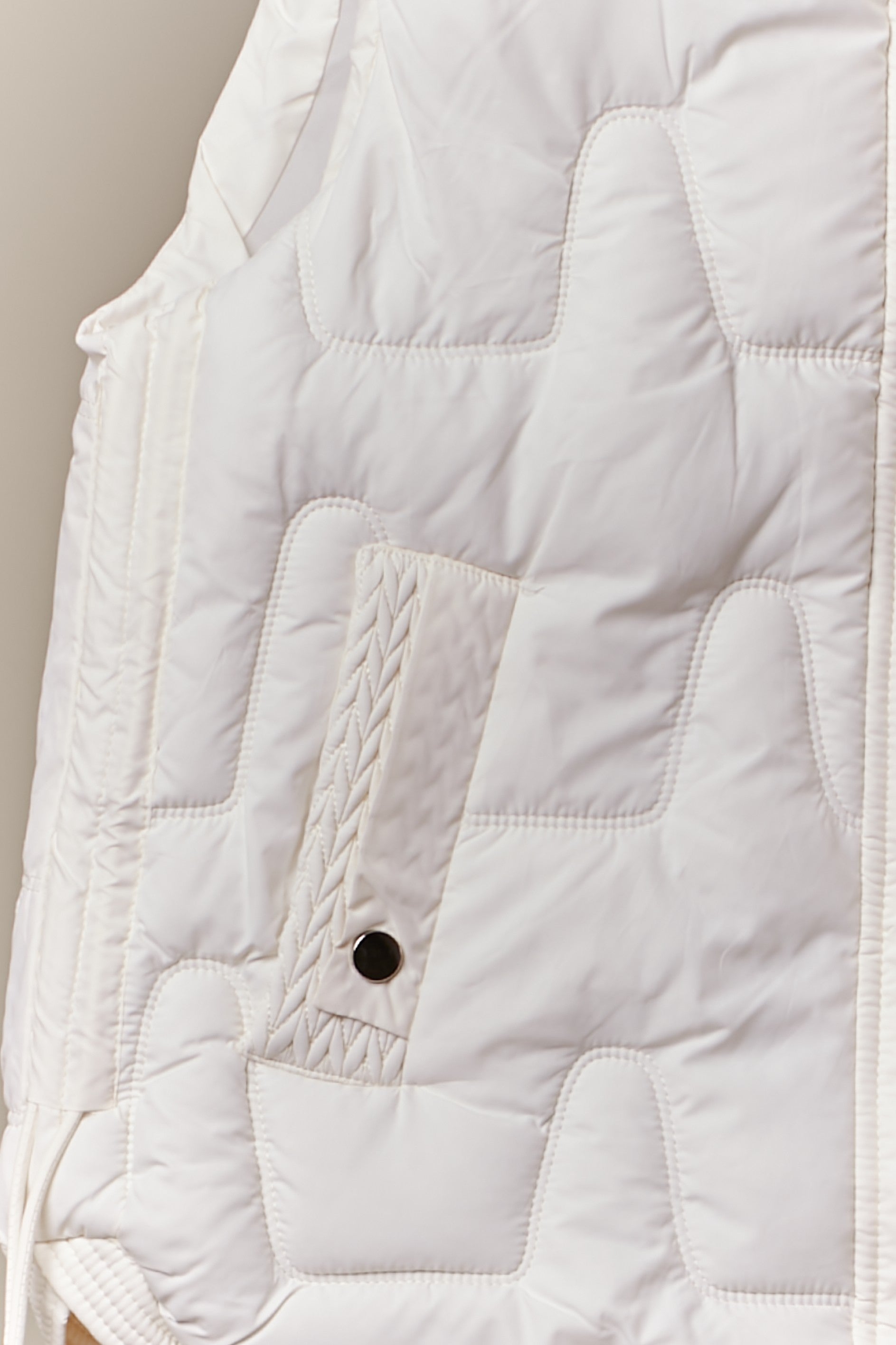 Mock Neck Puffer Vest