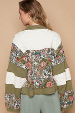 Load image into Gallery viewer, Patchwork Floral Jacket
